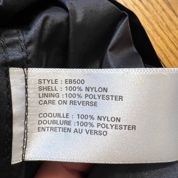 Eddie Bauer Packable Wind Jacket Mens XXL Windbreaker Full Zip Black Coat - Picture 8 of 9